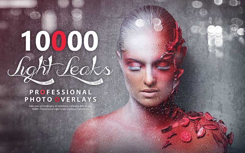 10,000+ Light Leak Overlay Bundle