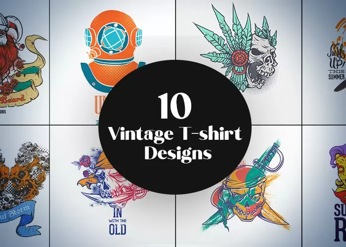 10 Graphic T Shirt Design Templates Bundle