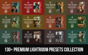 130+ Premium Lightroom Presets Collection