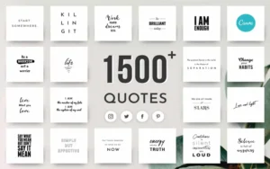 1500+ Beautiful Quotes Bundle