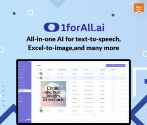 1forAll: Your All-in-One Tool For Voice, Image & Video AI