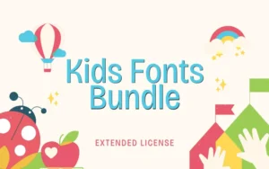 20+ Kids Fonts Bundle