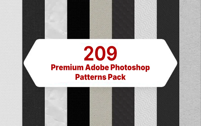 209 Premium Adobe Photoshop Patterns Pack