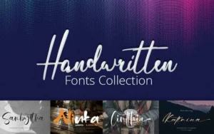 290+ Top Handwritten Fonts Bundle