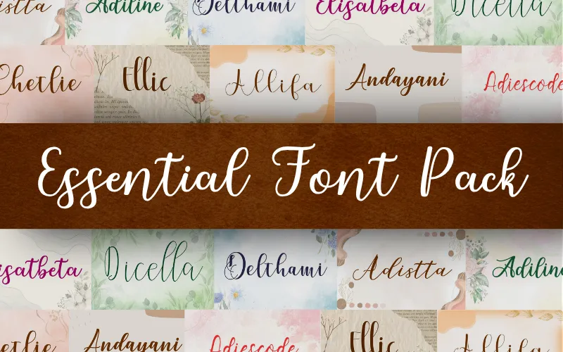 40+ Essential Font Pack
