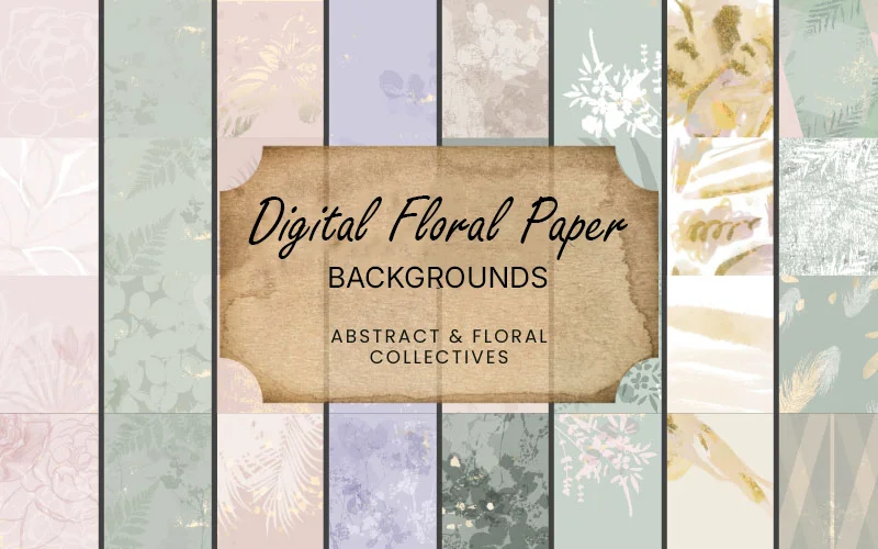400+ Floral Backgrounds Bundle