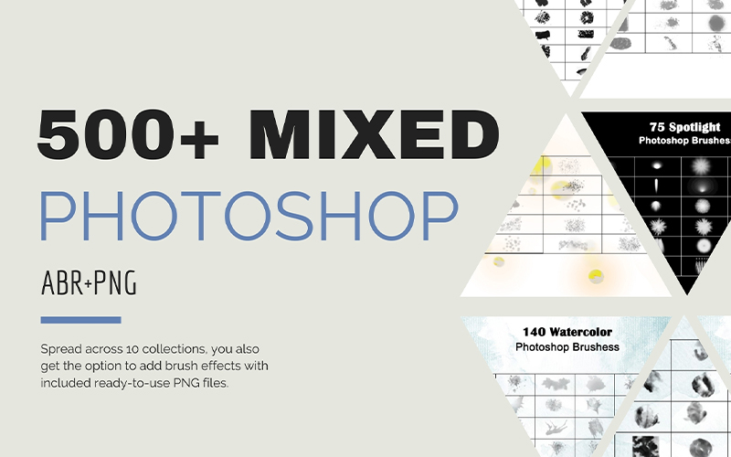 500+ Mixed PS Brushes