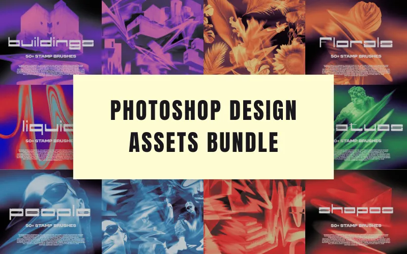 500+ Photoshop Design Assets Bundle