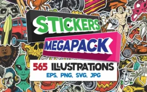 565 Multipurporse Stickers Mega Pack