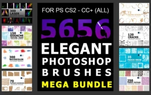 5656+ Adobe Photoshop Brushes Mega Bundle