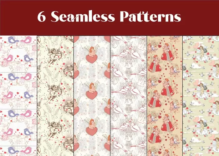 6 Seamless Modern Patterns