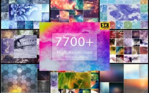 7700 Hi-Res Backgrounds Collection