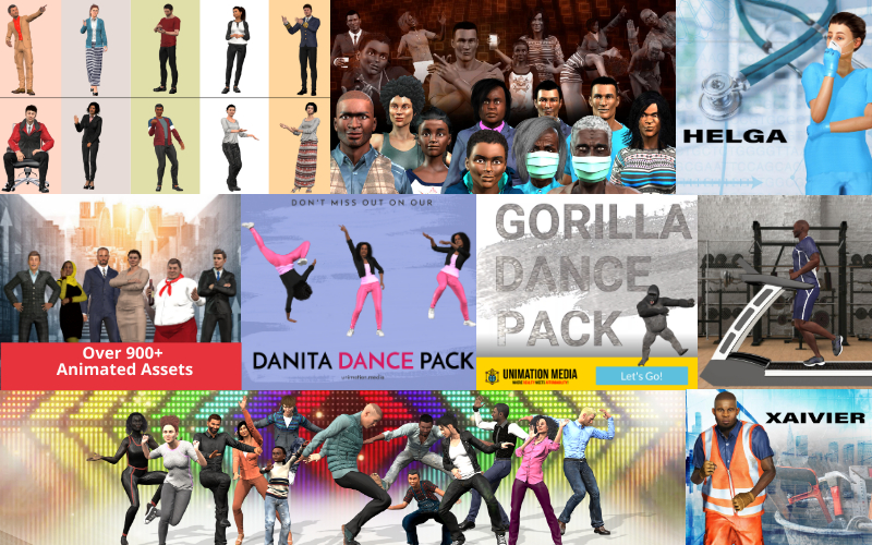 900 3D Animated Videos Bundle