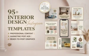 95 Interior Design Instagram Templates for Faster Social Growth