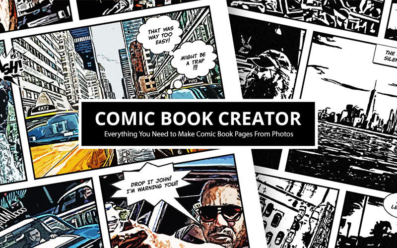 Comic Maker Bundle For Photoshop