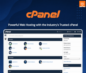 cPanel Web Hosting: Unlimited websites with Fast NVMe storage (Yearly)