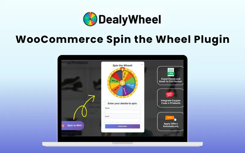 DealyWheel - WooCommerce Spin the Wheel Plugin for WordPress