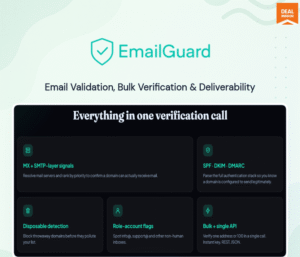EmailGuard: Email Deliverability Checker & Email Verification API