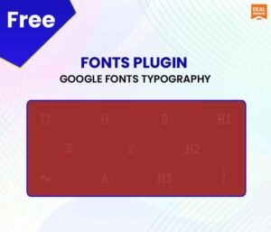 Fonts Plugin Google Fonts Typography