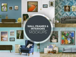 FREE Wall Frames & Interior Scenes Mockups