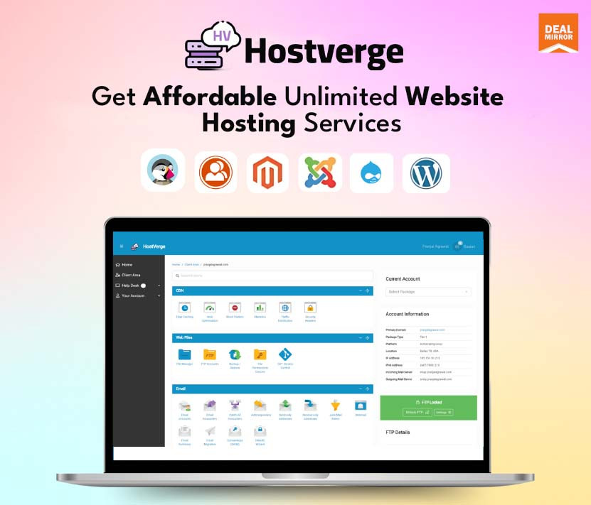 Hostverge: One-Stop Web-Hosting Solution