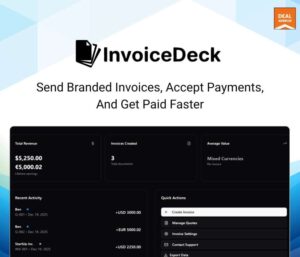 InvoiceDeck: Generate Professional Invoices in Seconds