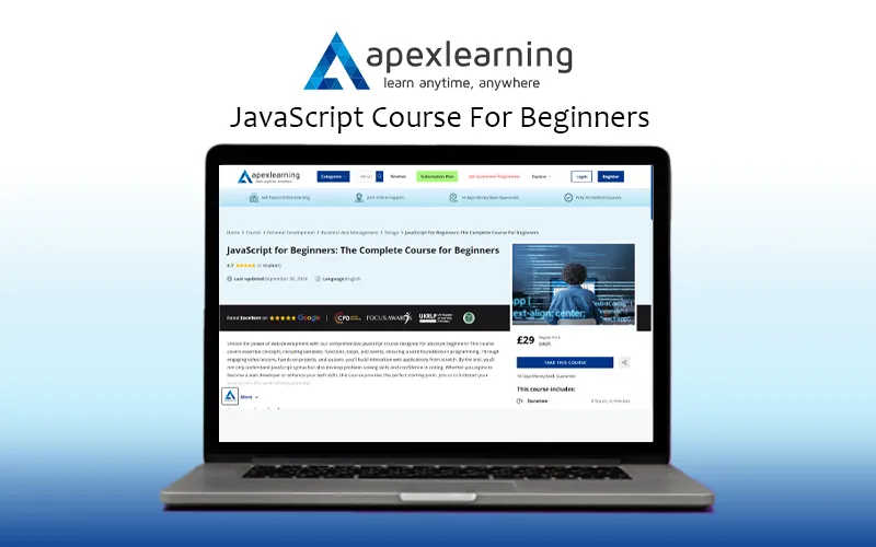 JavaScript For Beginners - A Complete Online Course
