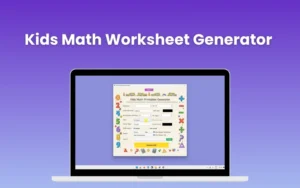 Kids Math Worksheet Generator
