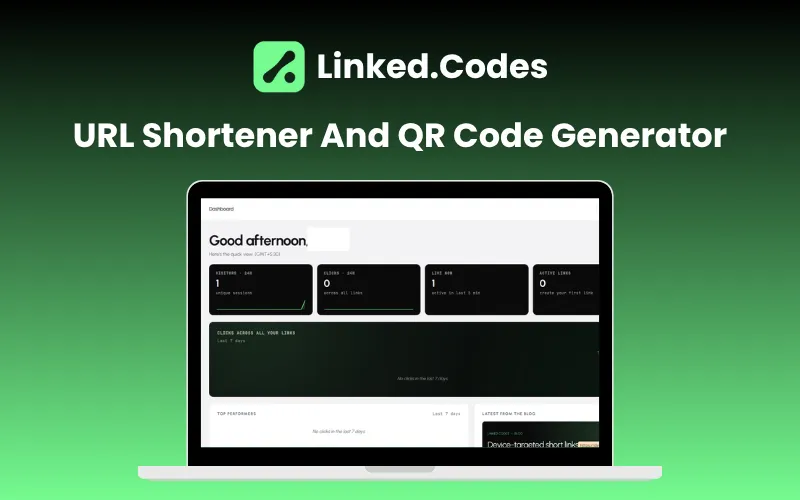 Linked.Codes - URL Shortener And QR Code Generator
