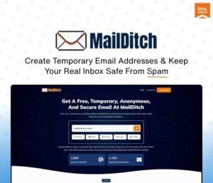 MailDitch: Protect Your Identity with Anonymous Emails & Ditch Spam Forever