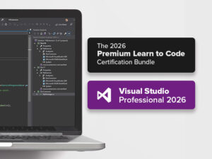 Microsoft Visual Studio Professional 2026 + The Premium Learn to Code Certification Bundle