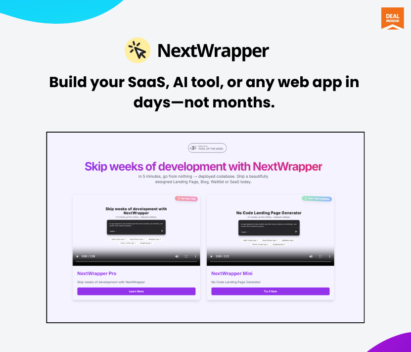 NextWrapper: AI-Powered Landing Page Generator