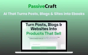 PassiveCraft - AI That Turns Posts, Blogs & Sites into Ebooks