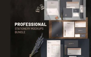 Professional Stationery Mockup FREEBIE