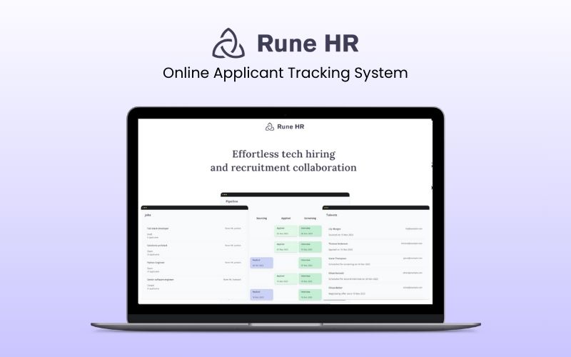 Rune HR - Online Applicant Tracking System