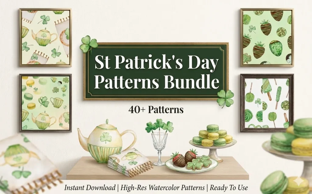 St Patrick's Day Patterns Bundle