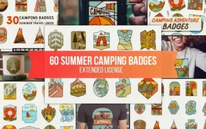 Summer Camping Badges