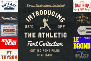 The Athletic Font Collection