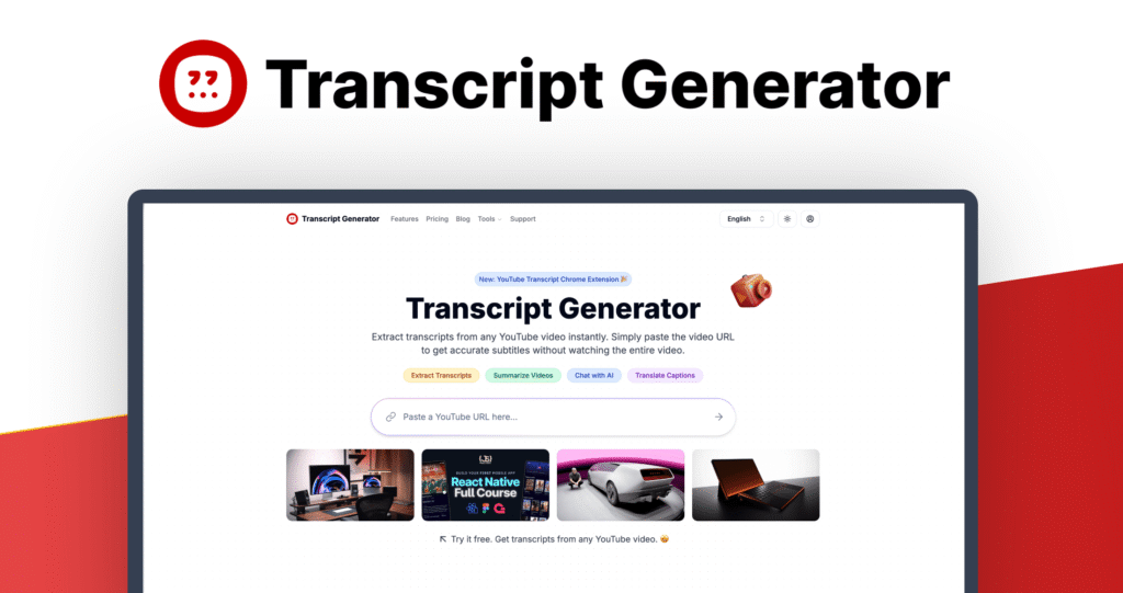 Transcript Generator
