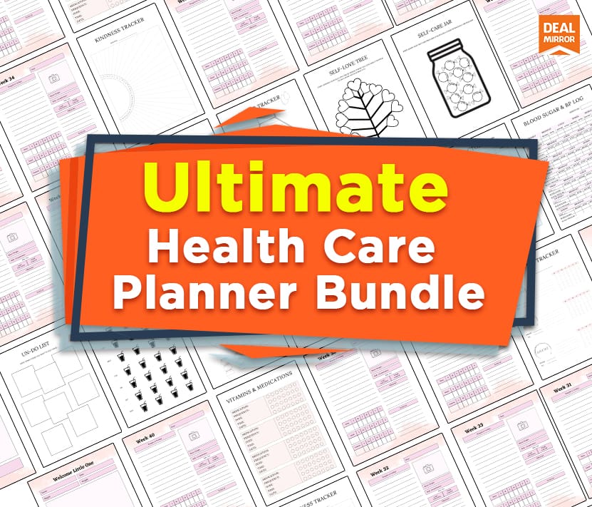 Ultimate Health Care Planner Bundle: Your Path to Organized Wellness