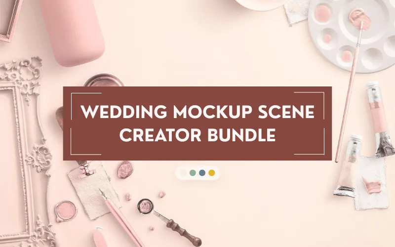 Wedding Mockup Scene Creator Bundle
